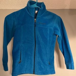 Columbia Kids Blue Zip-up Jacket Like New Size XS